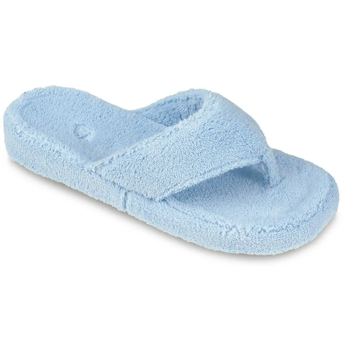 ACORN Women's Spa Thong Slippers - Powder Blue
