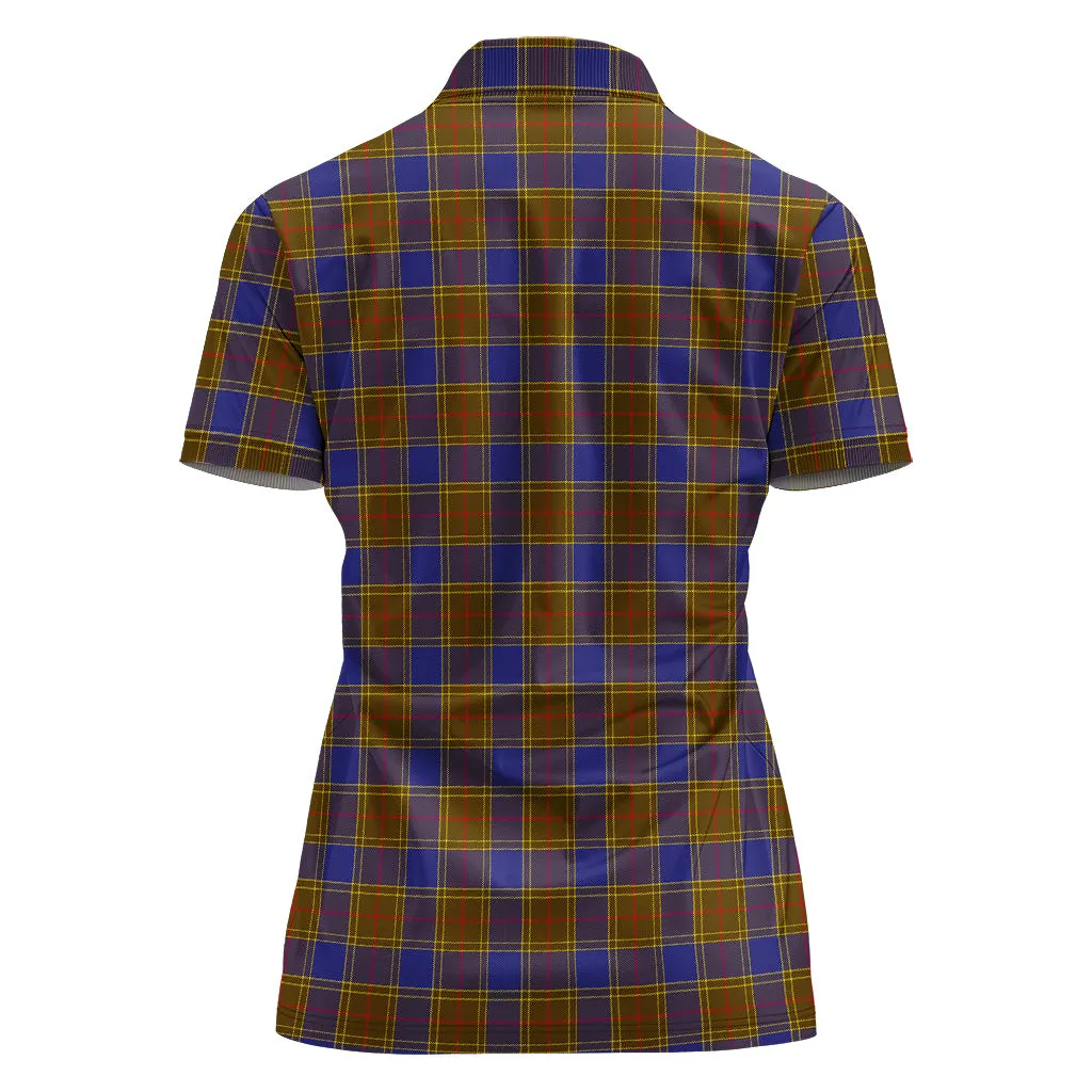 Balfour Tartan Polo Shirt For Women