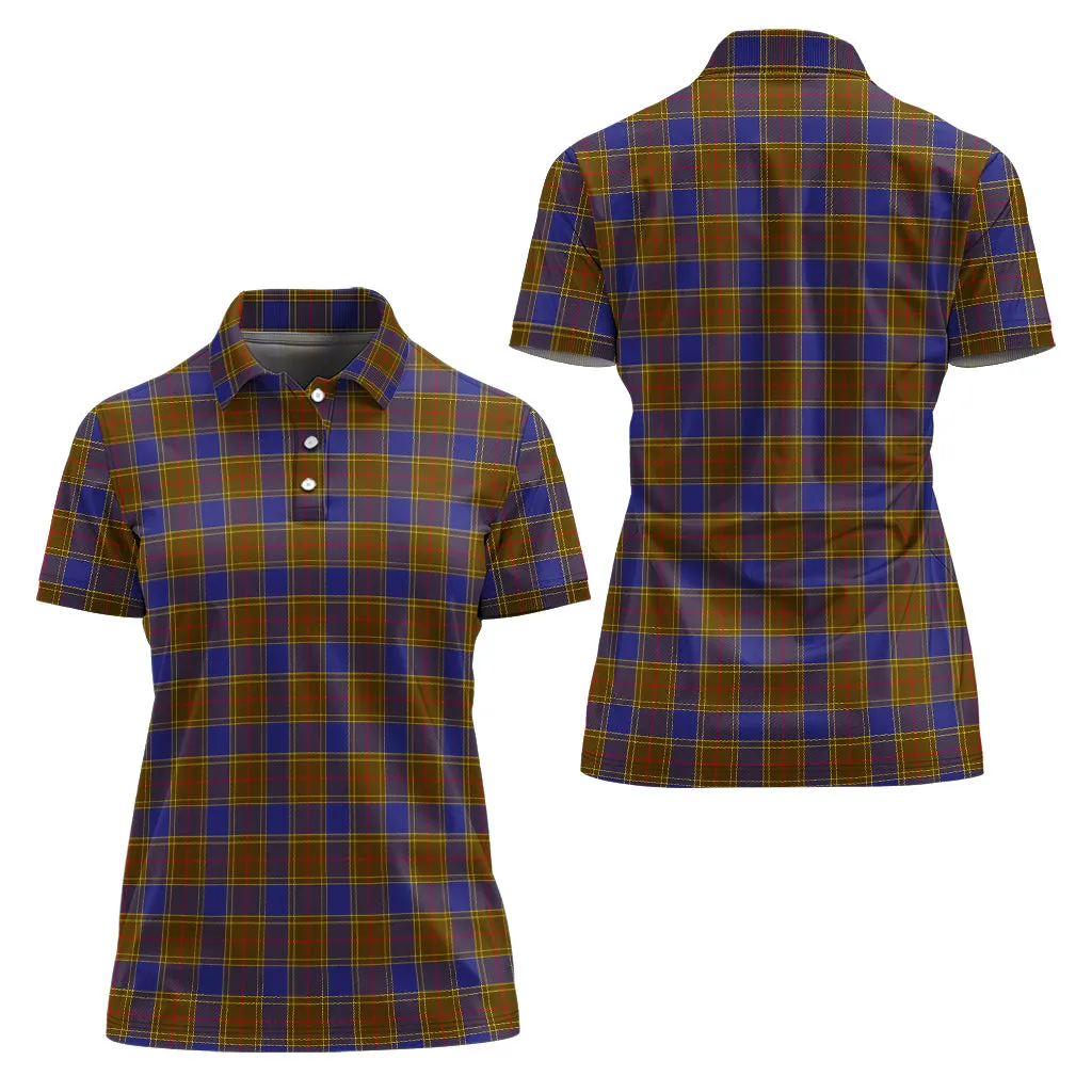 Balfour Tartan Polo Shirt For Women