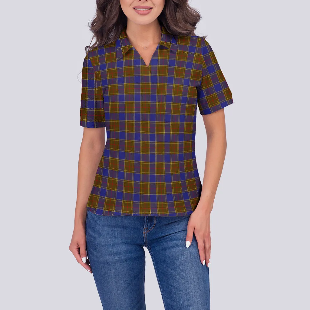 Balfour Tartan Polo Shirt For Women