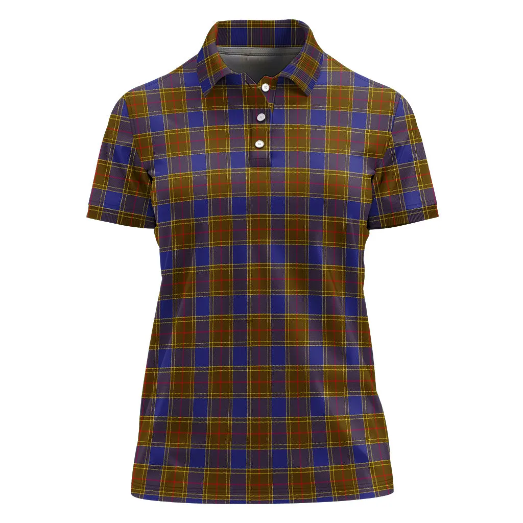 Balfour Tartan Polo Shirt For Women