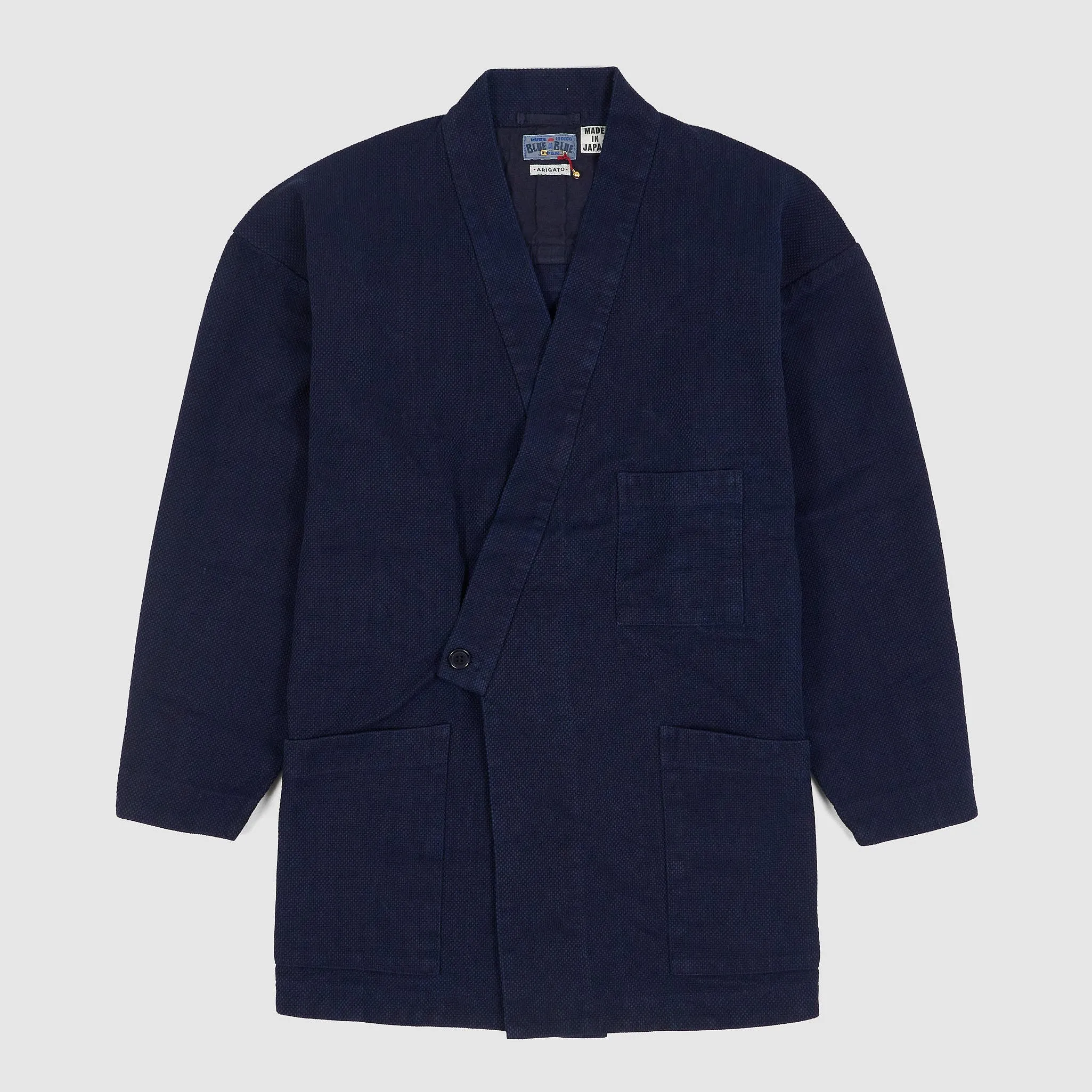 Blue Blue Japan Sashiko Farmers Haori Jacket