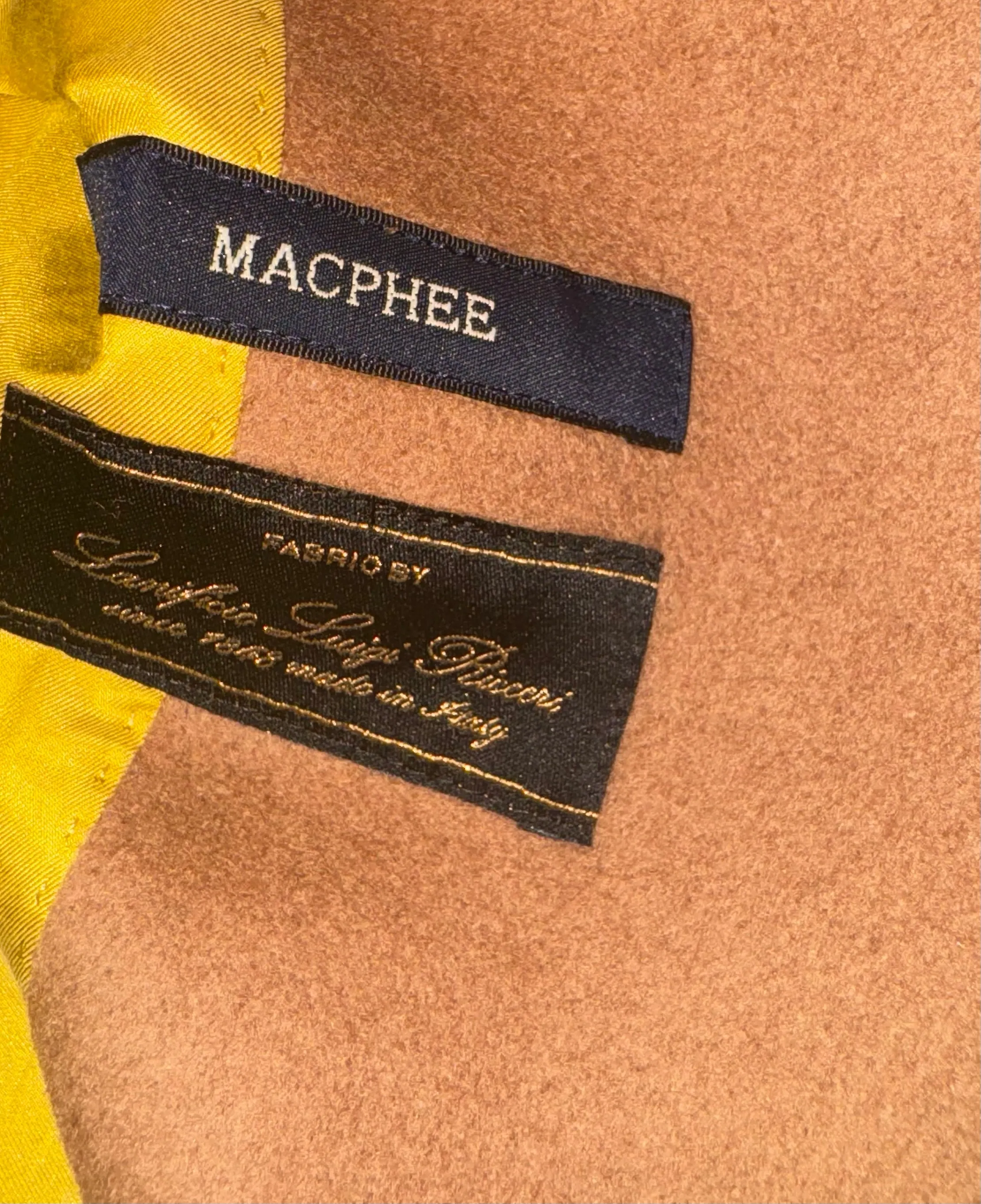 Camel Midi Coat (82% Wool)