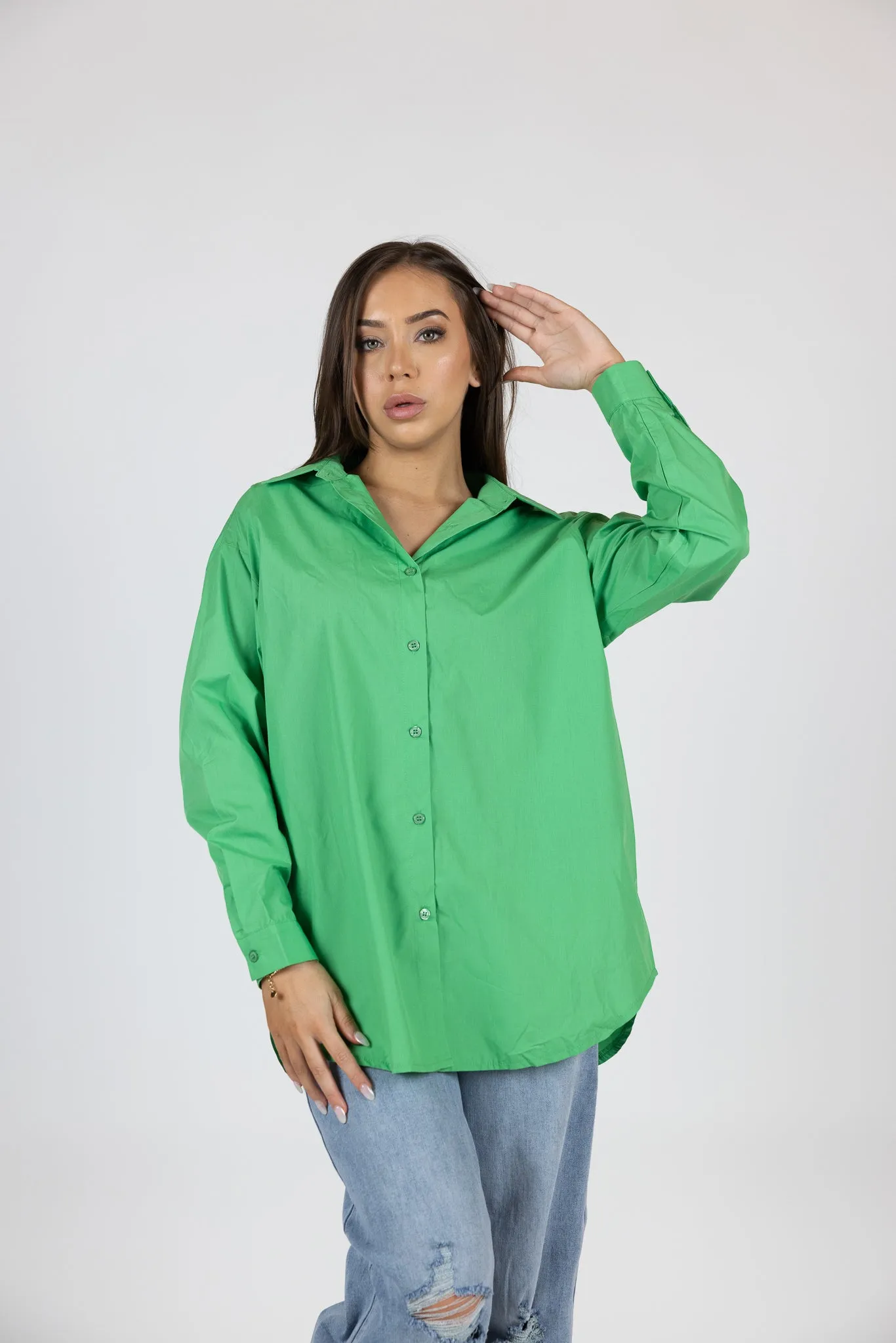 Clotilda Basic Cotton Shirt