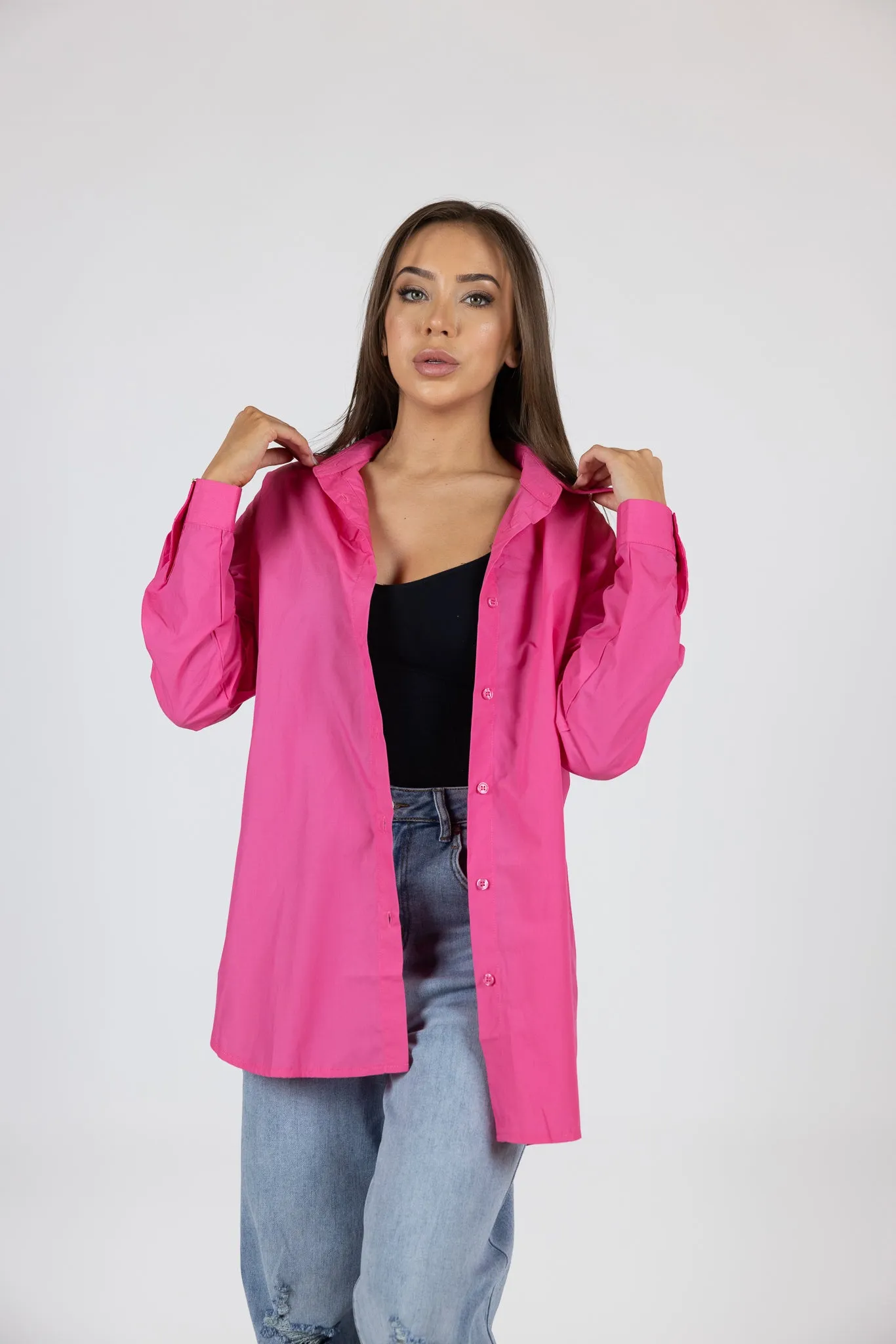 Clotilda Basic Cotton Shirt