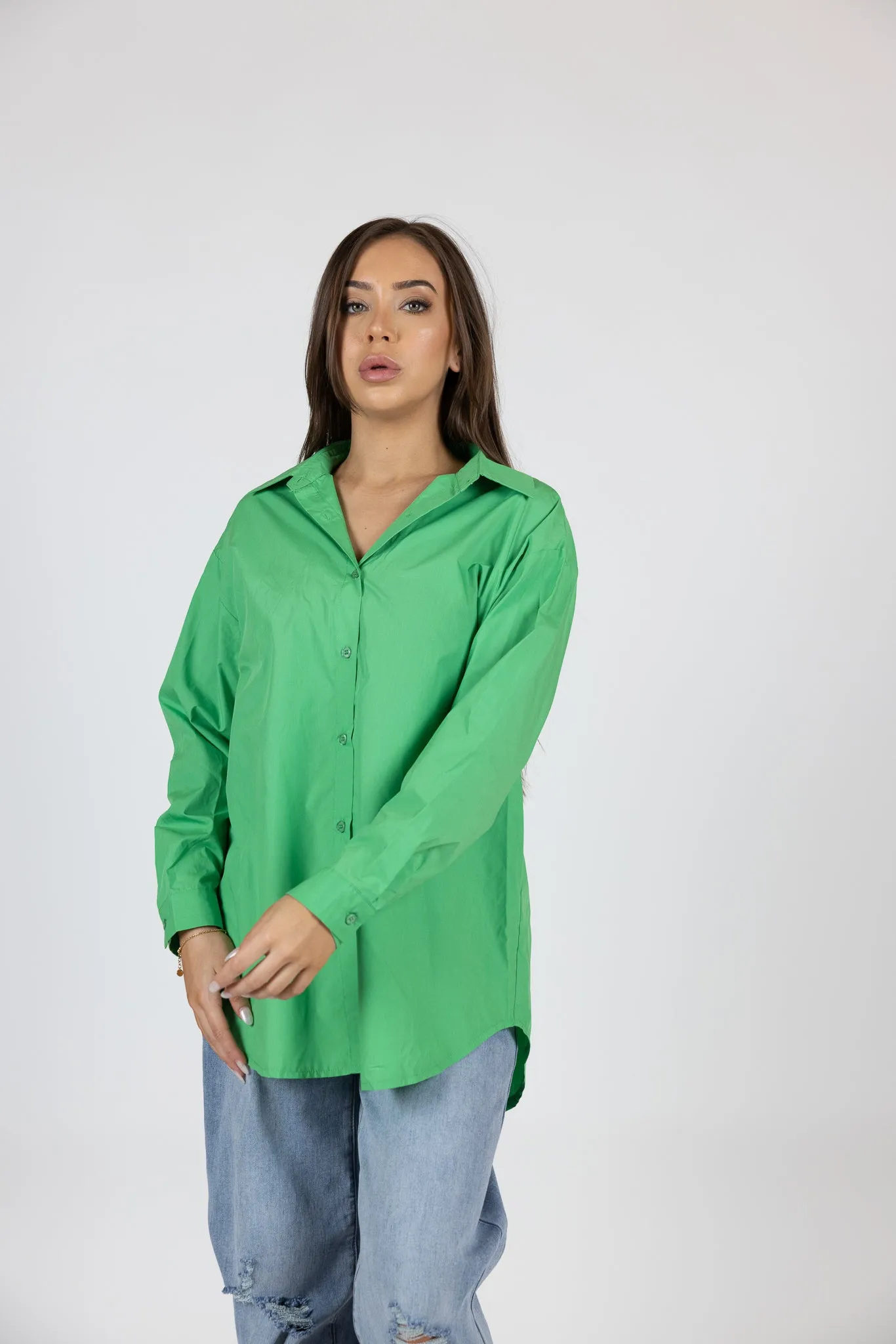 Clotilda Basic Cotton Shirt