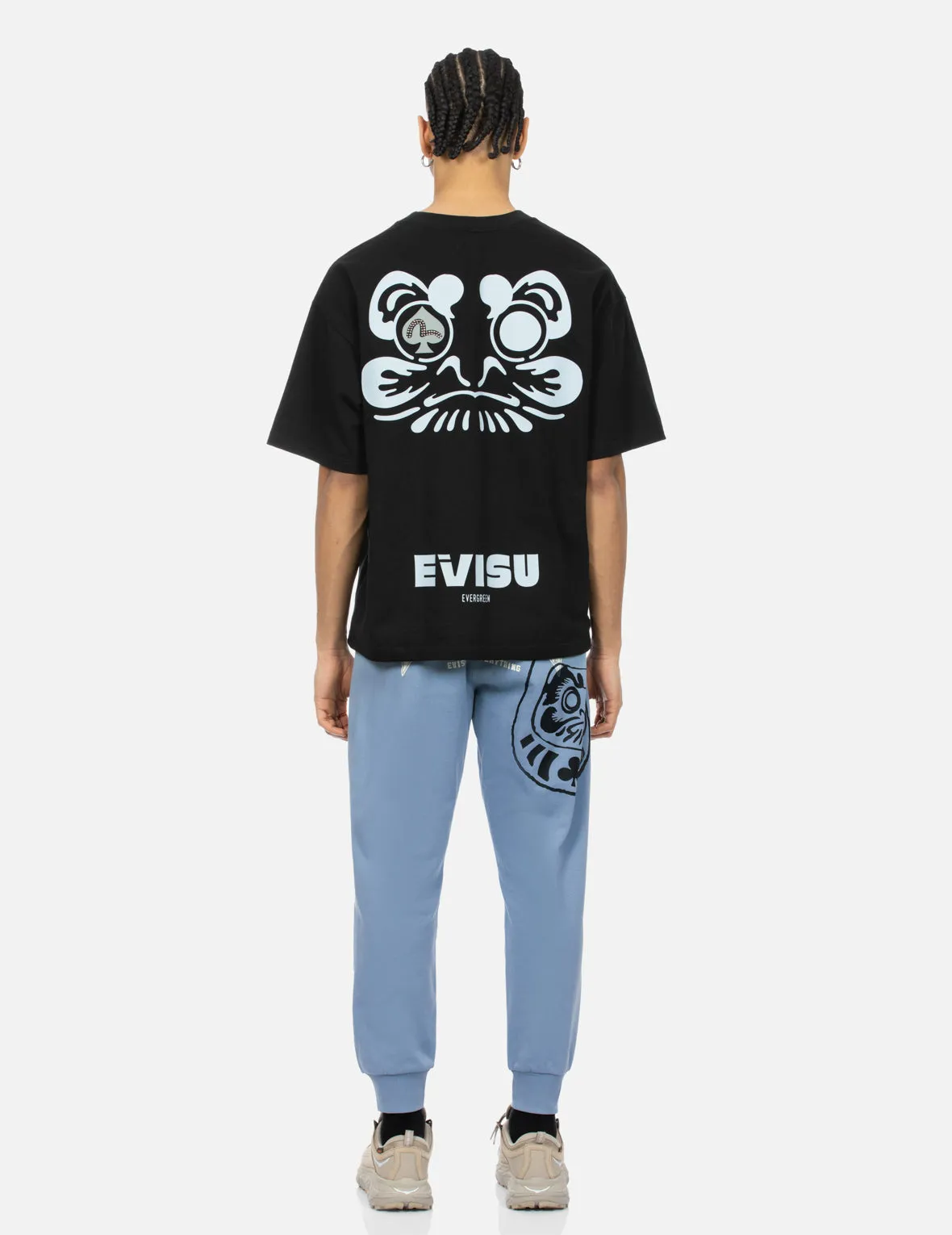 Daruma Print Regular Fit Sweatpants