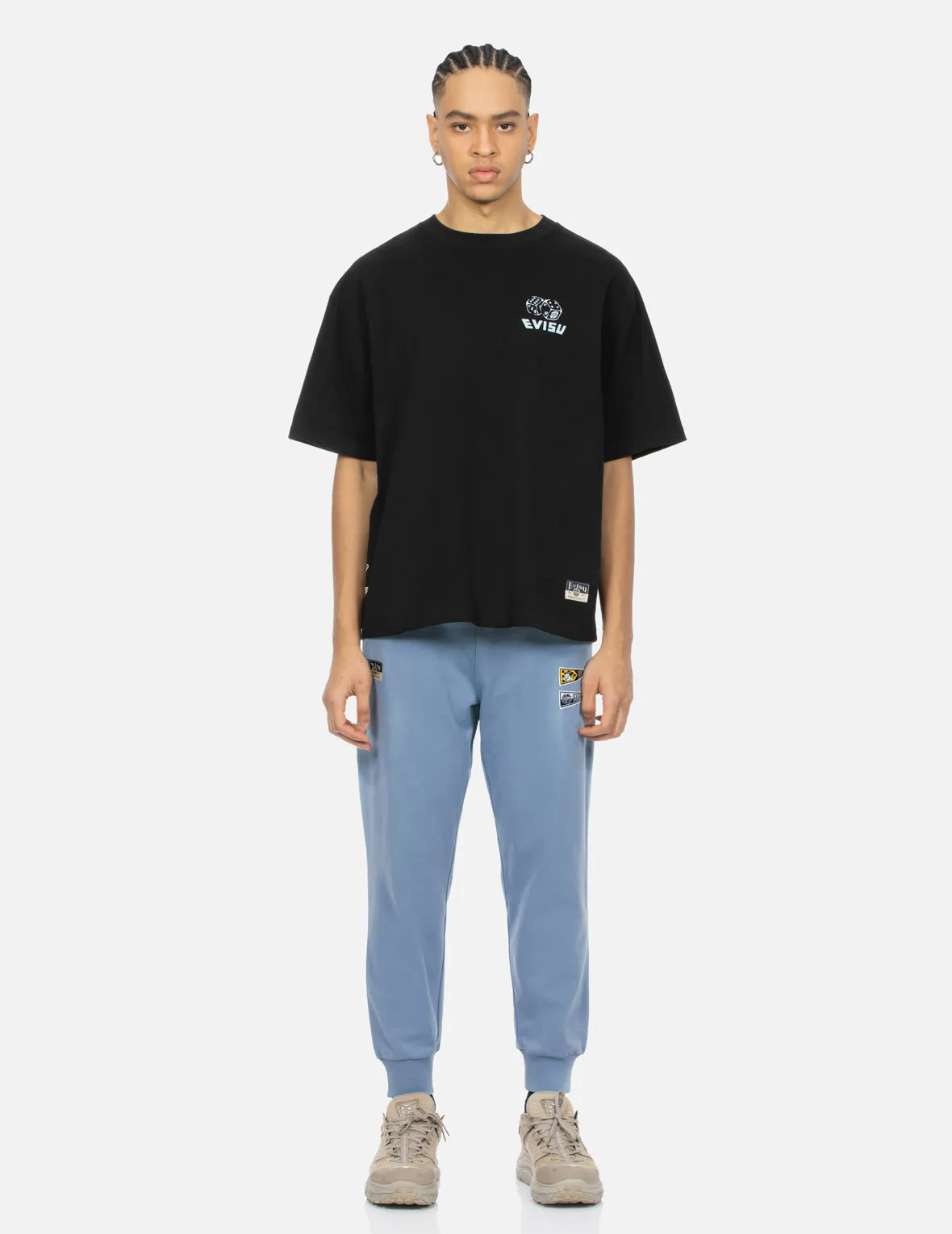 Daruma Print Regular Fit Sweatpants