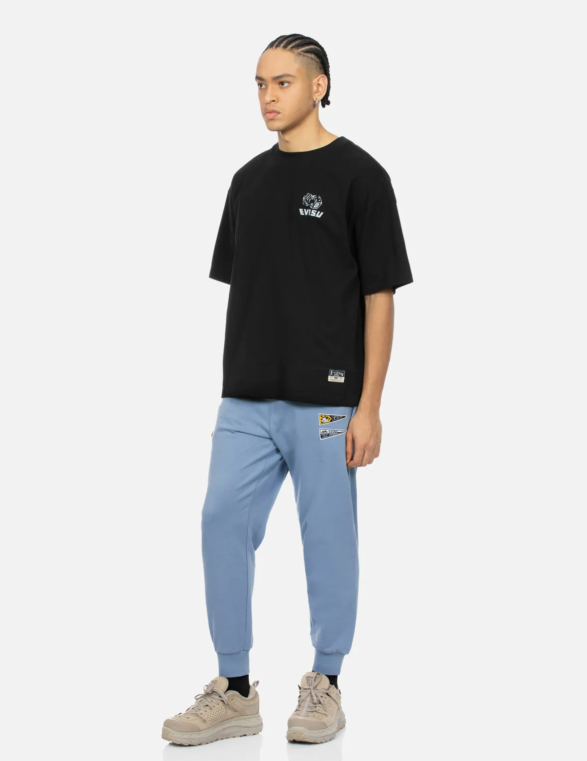 Daruma Print Regular Fit Sweatpants