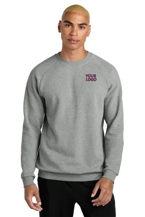 District Cloud Custom Fleece Crews, Heathered Steel
