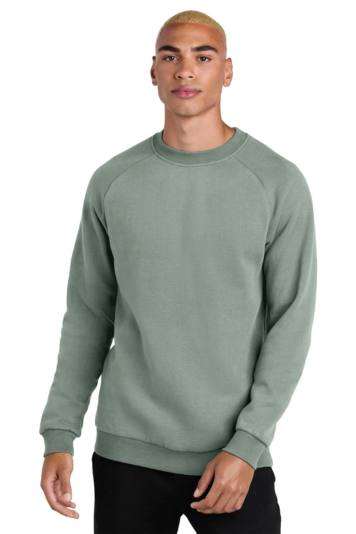 District Cloud Fleece Custom Crews, Slate Green