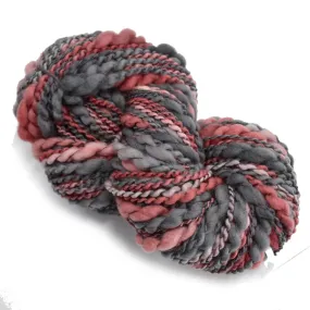 Hand Spun Chunky Tasmanian Merino Yarn in Dusty Red 12991