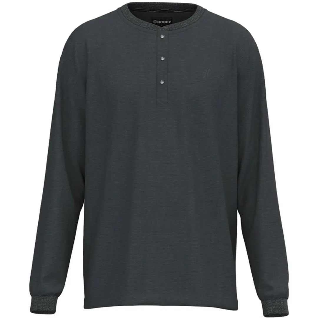 Hooey Brands Men's Henley Long Sleeve Thermal Shirt