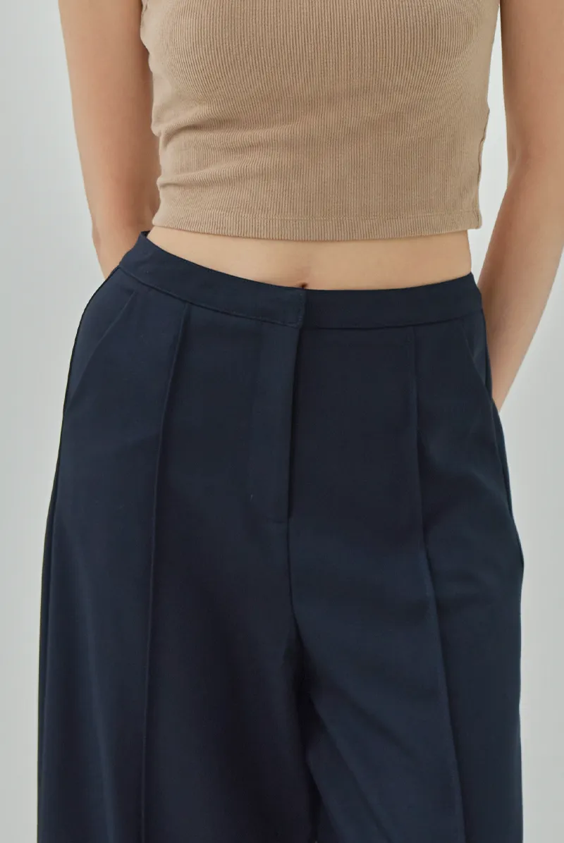 Kayleen Pleated Detail Culottes