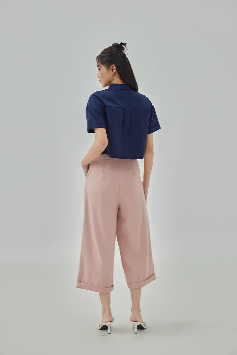 Kayleen Pleated Detail Culottes