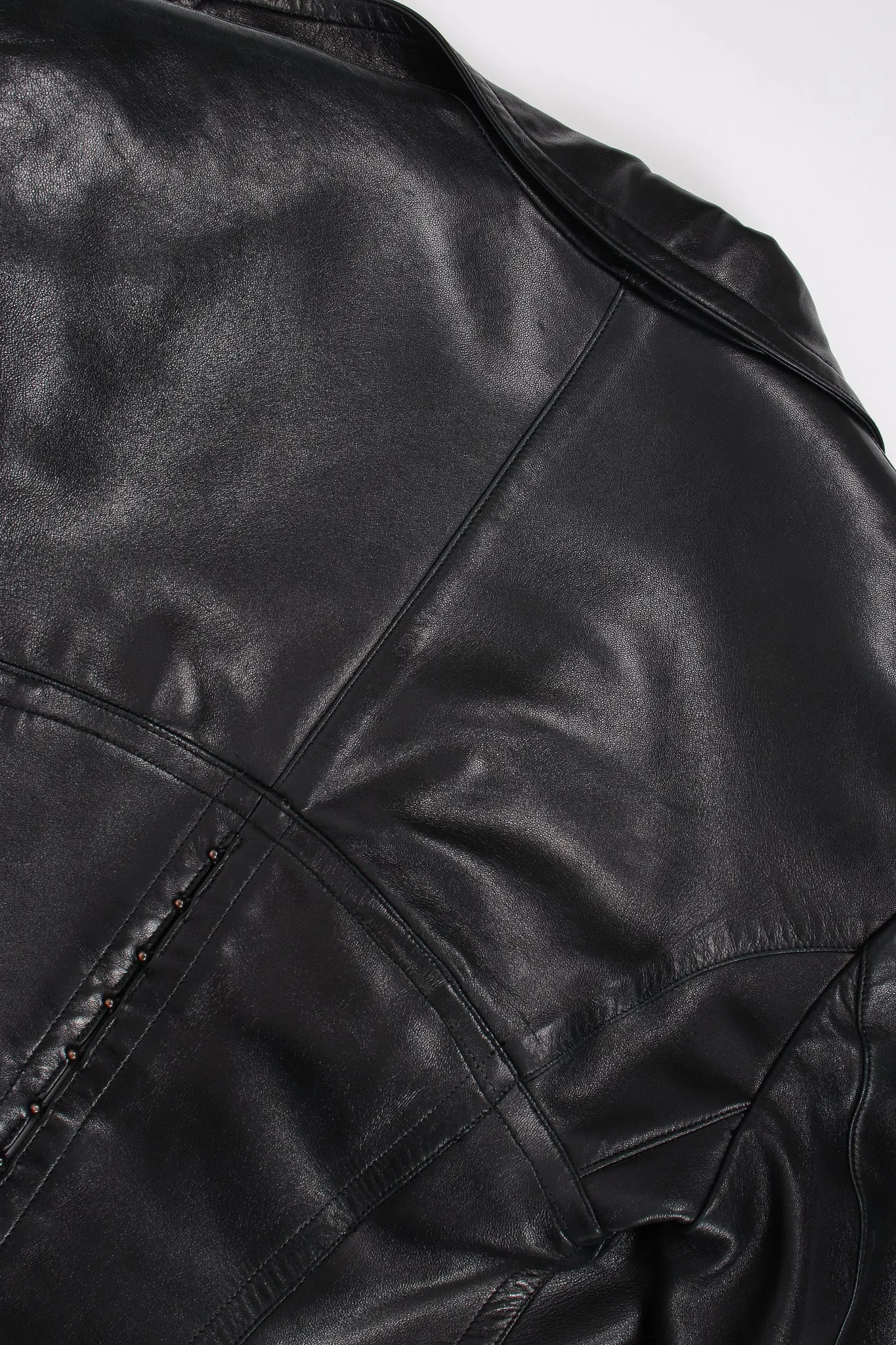 Leather Bustier Corset Jacket