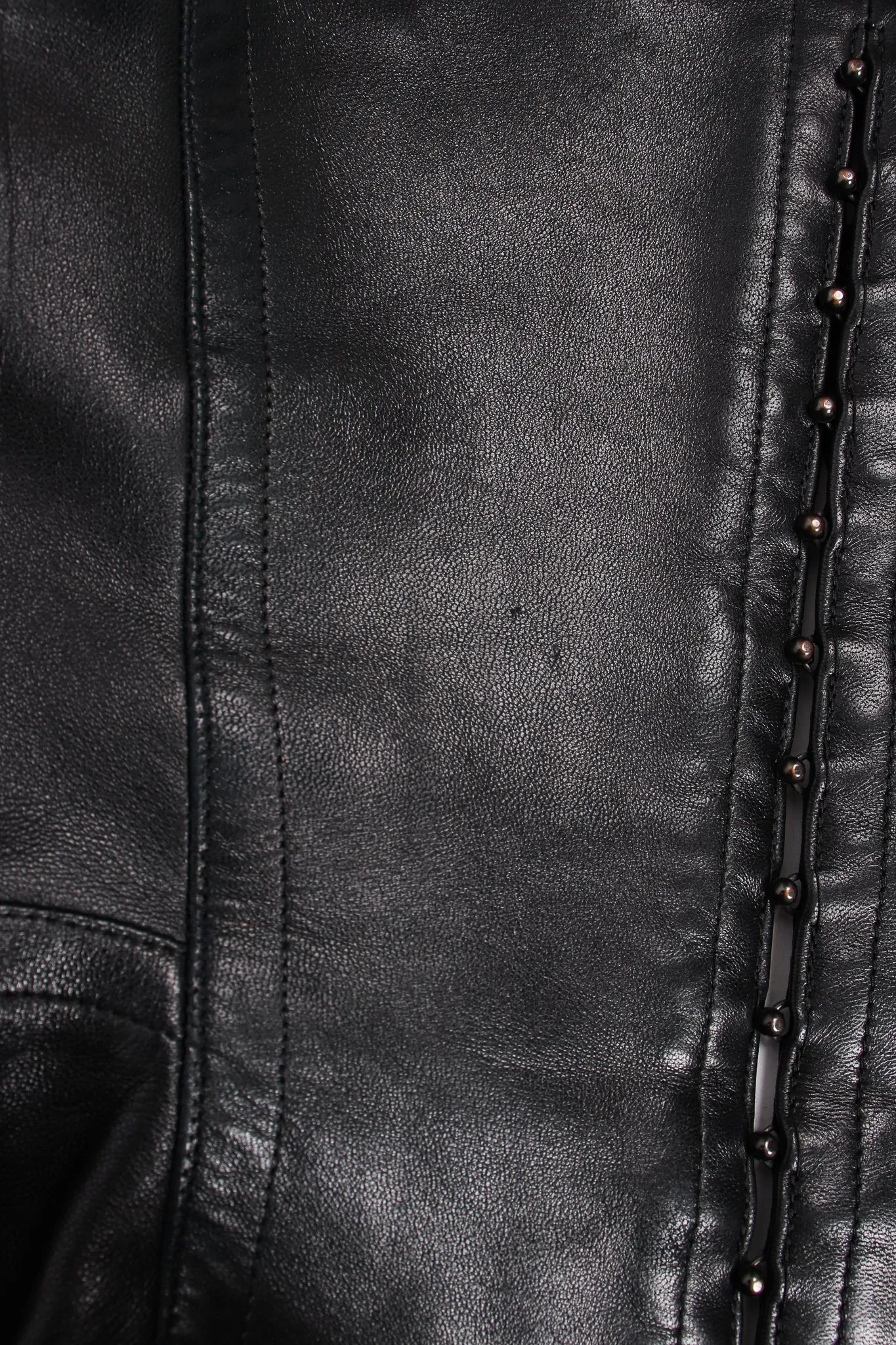 Leather Bustier Corset Jacket