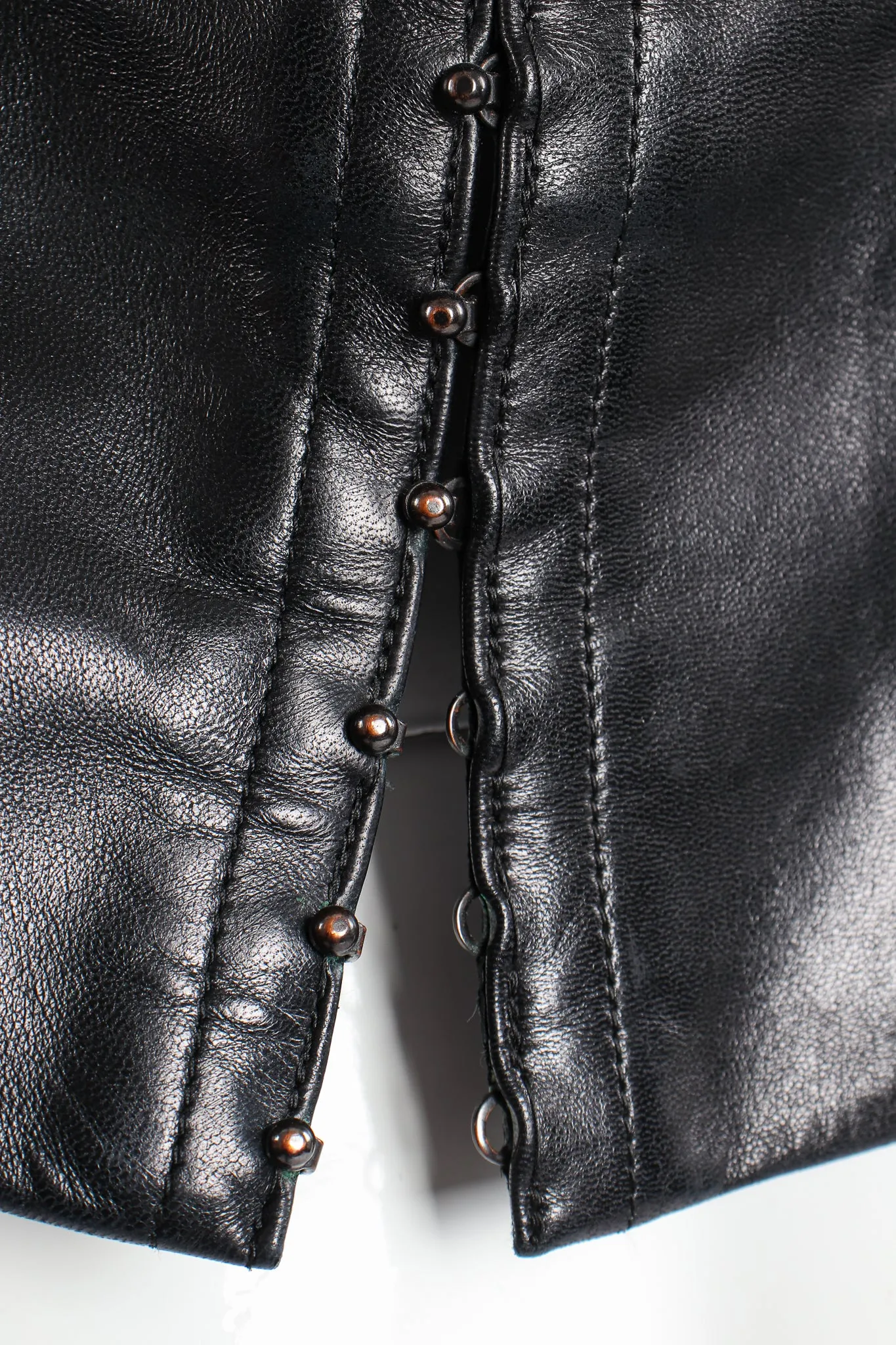 Leather Bustier Corset Jacket