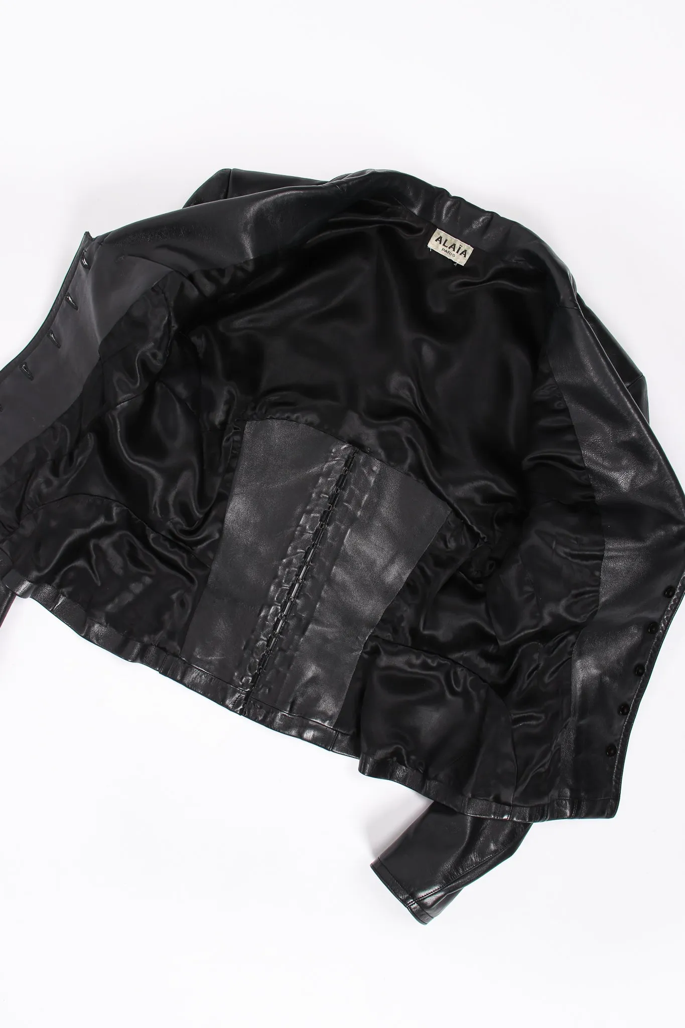 Leather Bustier Corset Jacket