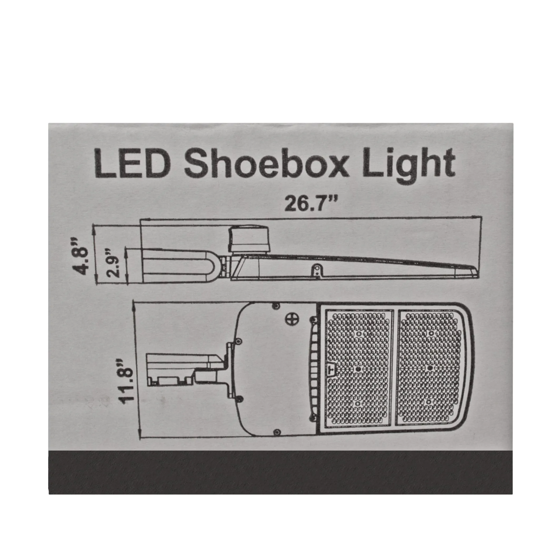 LED Street Light - 240W - 44,820 Lumens - Shorting Cap - Slip Fitter Mount - AL5 Series - UL DLC 5.1