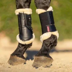 LeMieux Fleece Edged Mesh Brushing Boots