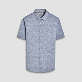Myron Double-Sided Leaf & Solid OoohCotton Short-Sleeve Shirt