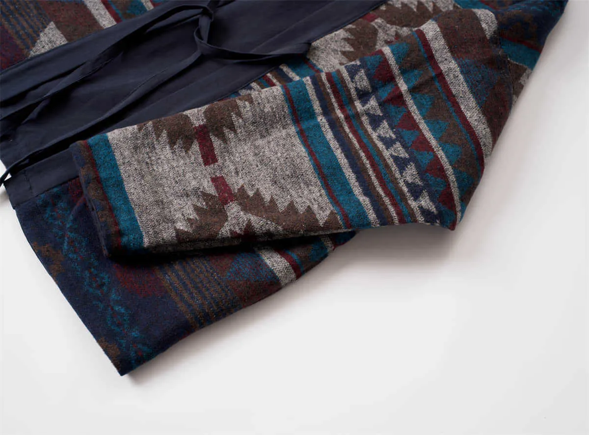Navy Blue Haori Jacket, Reversible Japanese Kimono / Unisex Fit