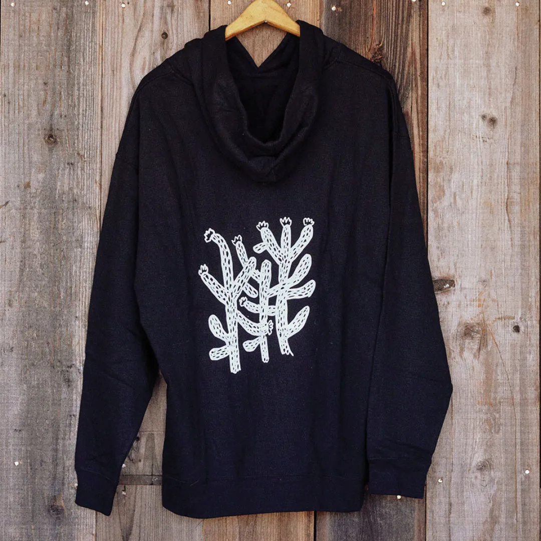 QL x Lonely Palm Hoodie - Black - X-Large