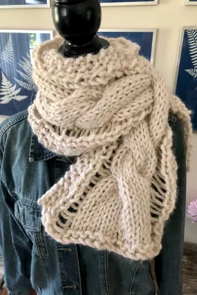 Ripley Cable Scarf (Knit)