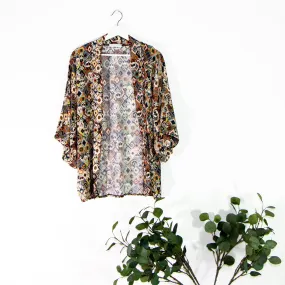 Unique versatile Mexican print Kimono