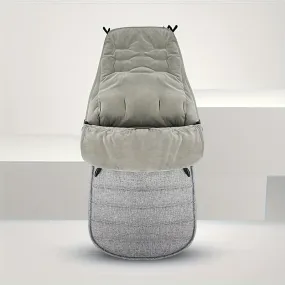 Universal Winter Stroller Pad Waterproof Windproof Warm Coral Fleece Lined