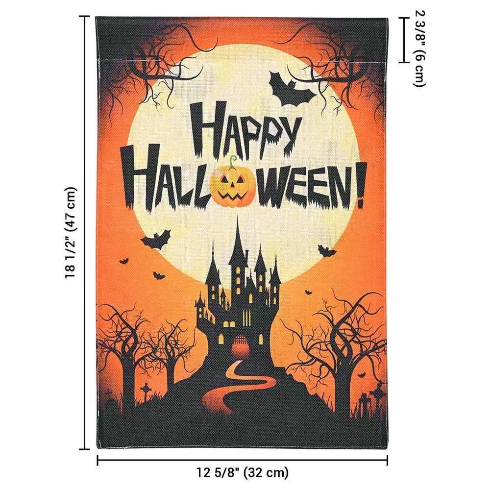 Yescom Small Halloween Flag Garden Outdoor Flag 12x18"